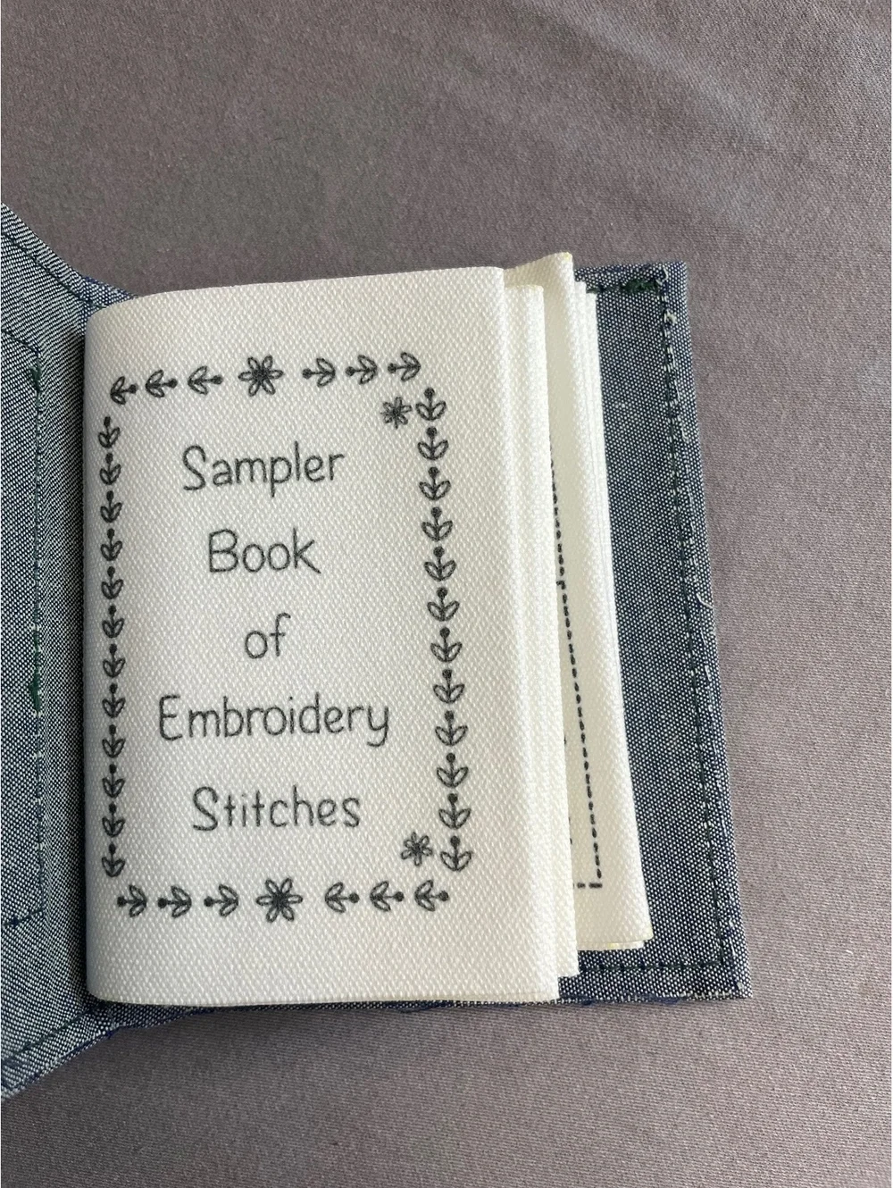 Amy McClellan New 2025 Sampler Book of Embroidery Stitches